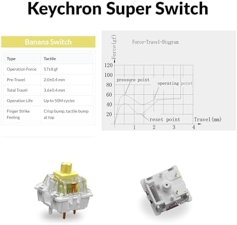 Keychron K8 V2 Wireless RGB Mechanical Keyboard, 87-Key TKL Layout, QMK Launcher Custom, Hot-Swap Banana Switch, Shine-Through Keycaps, Bluetooth 5.2 & Wired, Aluminum Frame, for Mac/Windows/Linux - Image 7