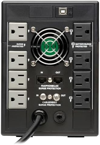 Eaton Tripp Lite SMART1300LCDT 1300VA UPS 720W 8 Outlets 650 Joules AVR LCD - Image 2