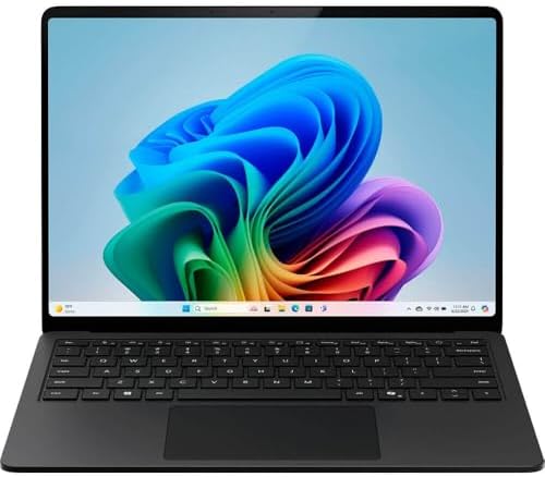 Microsoft Surface Laptop (2024), Windows 11 Copilot+ PC, 13.8" Touchscreen Display, Snapdragon X Elite (12 core), 16GB RAM, 1TB SSD Storage, Black by Unknown