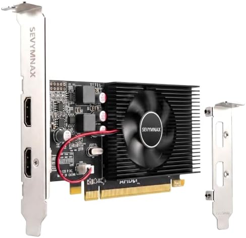 Radeon HD 6570 2GB DDR3 Low Profile Dual HDMI PCIe Graphics Card by SEVYMNAX