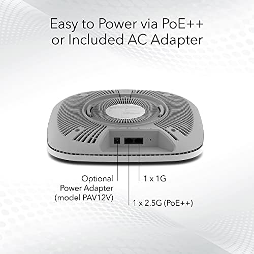 NETGEAR Cloud Managed Wireless Access Point (WAX630PA) - WiFi 6 Dual-Band AX6000 Speed | Up to 600 Client Devices | 802.11ax | Insight Remote Management | PoE++ Powered or Included AC Adapter - Image 5