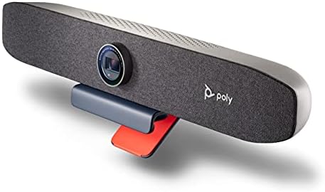 Poly Studio P15 Personal Video Bar - 4K Camera, Microphones & Speaker Solution With Premium Audio - Certified for Zoom and Teams (Renewed) by Amazon+Renewed