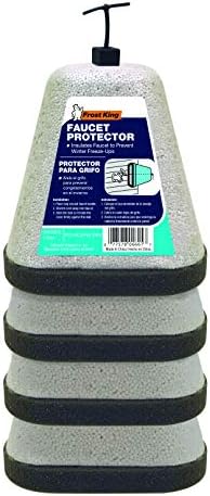 Frost King FC14A Foam Faucet Cover, Grey (Pack of 6) - Image 2