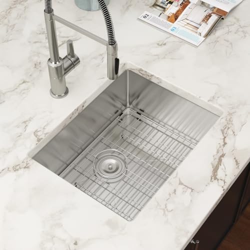 23 Inch Undermount Stainless Steel Bar Sink - Image 3