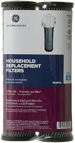 GE FXWTC Whole House Water Filter | Replacement for Water Filtration System | NSF Certified: Reduces Chlorine, Sediment, Rust & Other Impurities | Replace Every 3 Months for Best Results | 2 Filters - Image 5