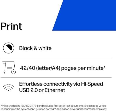 HP LaserJet Pro 4001n Black & White Printer, Print, Fast speeds, Easy Setup, Mobile Printing, Advanced Security, USB, Ethernet Connection, Best-for-Office - Image 2