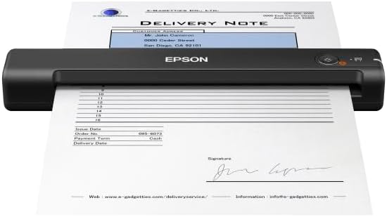 Epson Workforce ES-55R Mobile Receipt and Document Scanner with Receipt Management Software for PC and Mac - Image 4