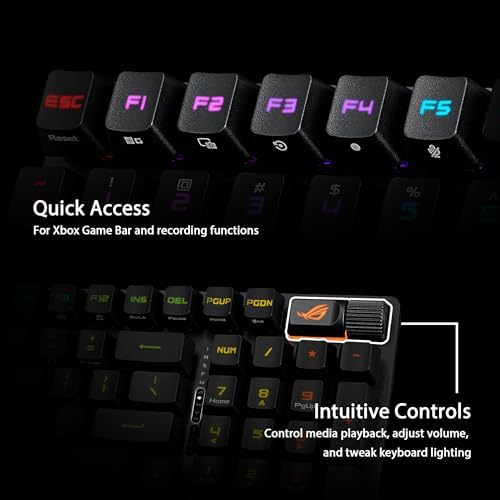 ASUS ROG Strix Scope II 96 RX Wireless Optical Gaming Keyboard - Black - Image 7