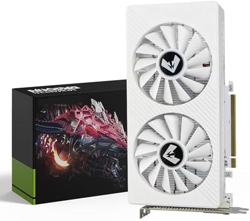 MOUGOL AMD Radeon RX 580 8GB GDDR5 Gaming Graphics Card, HDMI/DP/DVI White by MOUGOLOfficial