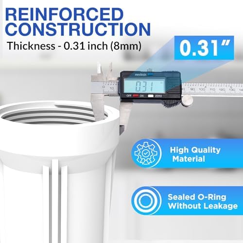 SimPure Whole House Water Filter Housing, 10" Sediment Filter - Image 3