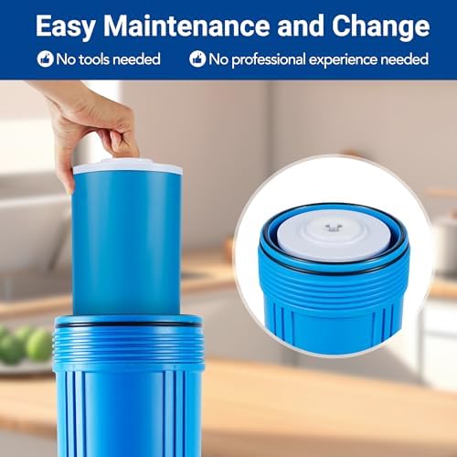 Whole House Compound Replacement Filter Cartridge, WF-GK20BB, Fit for WF3 Series, GAC+KDF, Kinetic Degradation Fluxion, Granular Activated Carbon - Image 5