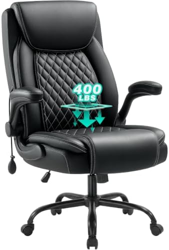 Indulgear Office Chair with Lumbar Support,Comfy Desk Chair with Flip Arm by Indulgear