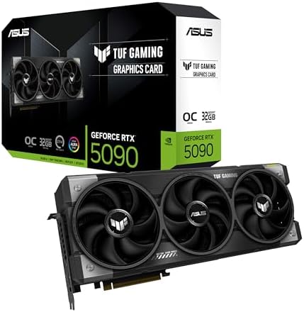 ASUS TUF Gaming GeForce RTX 5090 32GB GDDR7 OC Edition Gaming Graphics Card by Unknown