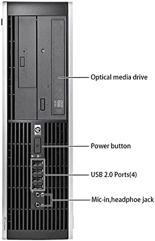 HP Elite Desktop Computer PC, 3.1 GHz, Intel Core i5, 16GB, RAM, 1TB HDD, New 22 inch LED Monitor, RGB Speaker and Keyboard Mouse, WiFi, Windows 11 (Renewed) - Image 7