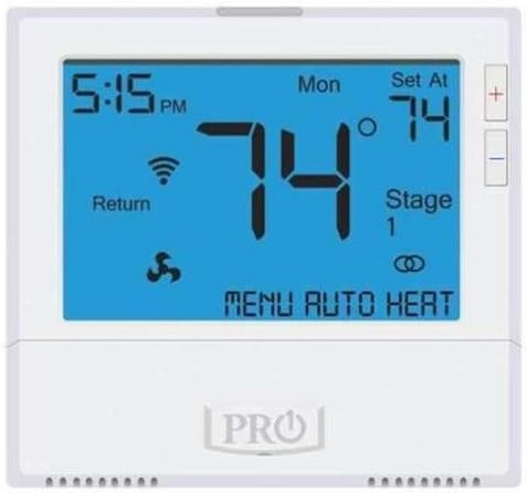 T855iSH Universal WiFi Programmable Thermostat AC 2H/2C, HP 3H/2C by PRO1+IAQ