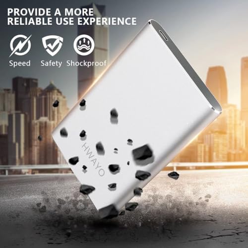 HWAYO 1.5TB Portable External Hard Drive USB3.1 Type C Ultra Slim 2.5'' HDD - Image 6