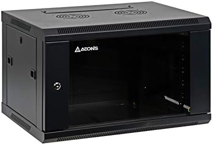 AEONS 6U Wall Mount Network Server Cabinet, 18" Depth, Pre-Assembled - Image 2