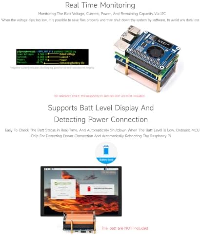 Waveshare UPS HAT (D) for Raspberry Pi, Supports 21700 Li Battery (NOT Included), 5V Uninterruptible Power Supply, Pogo Pins Connector, Supports Charging and Power Output At The Same Time - Image 7