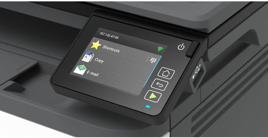 Lexmark MX431adn Laser Multifunction Printer - Monochrome - Copier/Fax/Printer/Scanner - 42 ppm Mono Print - 600 x 600 dpi Print - Automatic Duplex Print - 600 dpi Optical Scan - 350 sheets Input - Gi - Image 3