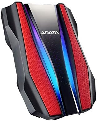 ADATA HD770G 1TB RGB USB 3.2 IP68 Waterproof Dropproof Dustproof External Portable HDD Red (AHD770G-1TU32G1-CRD) - Image 3