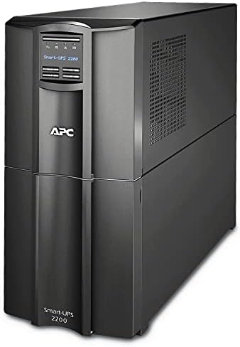 APC 2200VA Smart UPS with SmartConnect, SMT2200C Sinewave UPS Battery Backup, AVR, 120V, Line Interactive Uninterruptible Power Supply by APCbySchneider-Electric