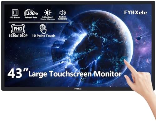 FYHXele 43 Inch Large Touch Screen Monitor for Retail, Office, Industrial by FYHXele-ViewMoreCareLess