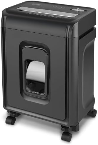 Aurora AU830MA High-Security 8-Sheet Micro-Cut Paper and Credit Card Shredder/ 20 Minutes/Security Level P-5 by Aurora