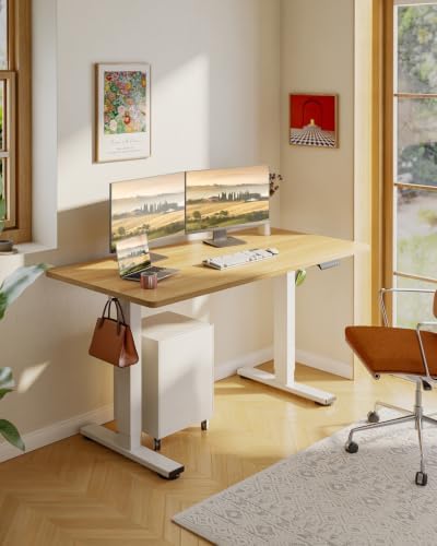 SANODESK 48''x24'' One-Piece Height Adjustable Electric Standing Desk - Image 4