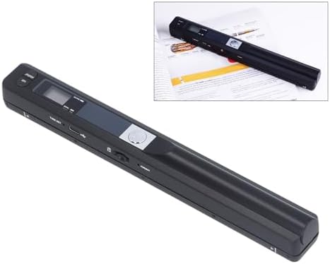 Portable Scanner, Photo Scanner for A4 Documents, JPG PDF Format, UP to 900 DPI, Handheld Scanner for Home, Office, Business, Photo, Picture, Receipts, Books (Black) - Image 4