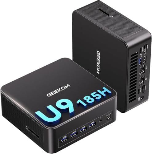 GEEKOM Mini PC IT13 MAX,Ultra 9 185H,24GB RAM,500GB SSD(Upgradeable) by GEEKOM