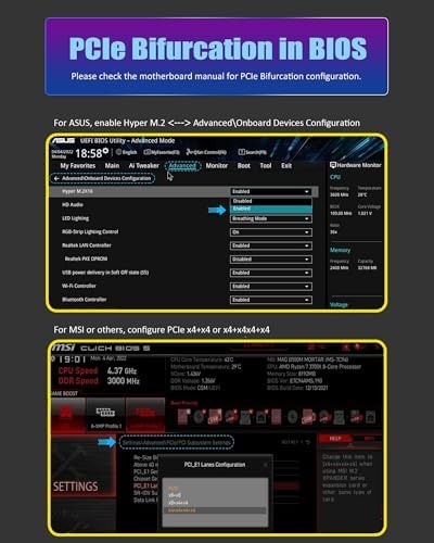 GLOTRENDS PU21 Dual U.2 SFF-8639 SSD to PCIe 3.0 X8, Bifurcation Required - Image 5