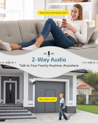 Two-Way Audio PoE Security Camera System Outdoor - Image 3