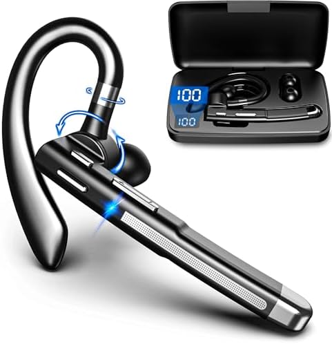 Boytond Bluetooth Headset V6.1,100Hrs Headset,HD Audio&Mute Button for Call by MoreThanJustaHeadphone