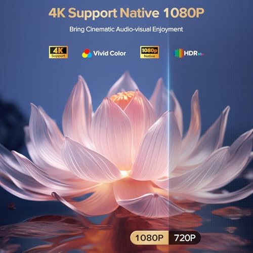 Projector Built-in Google TV/APPs 4K AI Auto Focus, Voice Control - Image 4