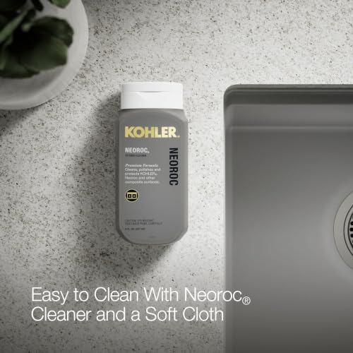 KOHLER Billings 18" Undermount Bar Sink, Single Bowl, Neoroc Composite, Matte Finish, Compact Prep Sink for Wet Bar or Kitchen Island, Matte Grey, K-33711-CM4 - Image 4
