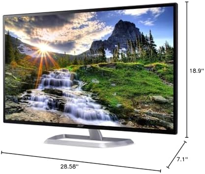 acer EB321HQU Cbidpx 31.5" WQHD (2560 x 1440) IPS Monitor (Display Port, HDMI & DVI Port),Black - Image 5