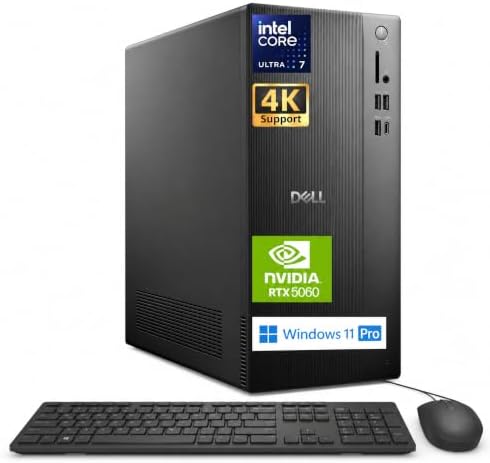 Dell Tower Desktop Computer Ultra 7 RTX 5060 64GB DDR5 4TB SSD by Dell