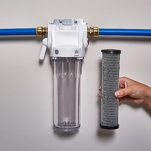 GE FXWTC Whole House Water Filter | Replacement for Water Filtration System | NSF Certified: Reduces Chlorine, Sediment, Rust & Other Impurities | Replace Every 3 Months for Best Results | 2 Filters - Image 3