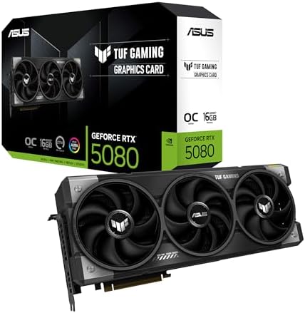 ASUS TUF Gaming GeForce RTX 5080 16GB GDDR7 Gaming Graphics Card by Unknown