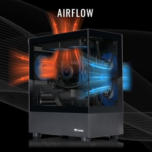 Thermaltake LCGS View i570-170 Gaming Desktop (Intel Core™ i9-14900KF, ToughRam 32GB DDR5 6000MT/s RGB Memory, NVIDIA® GeForce RTX™ 5070, 1TB NVMe M.2, WiFi, Windows 11) V17B-B76B-570-LCS - Image 3
