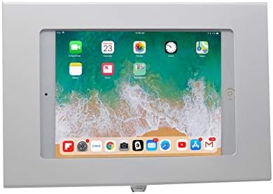 Locking Security Metal Case for iPad mini Used as Kiosk, POS, Store, Show Display (White, iPad mini 1/2/3) by TABcare