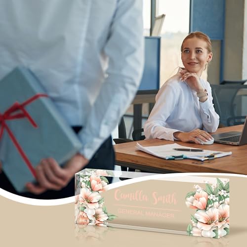 Ship Next Day Desk Name Plate Personalized, Custom Name Plate for Desk - Image 6
