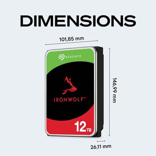 Seagate IronWolf 12TB, Interne Harde Schijf, voor RAID, 3.5", 7200 RPM - Image 3