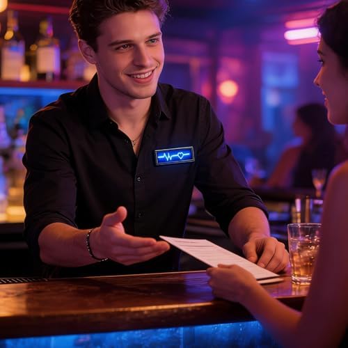 Color LED Nameplates, LED Displays, Scrolling Information Displays, 12x48 Pixels, App Controlled, Programmable Nameplates, Reusable, Price, Suitable for Restaurants - Image 4