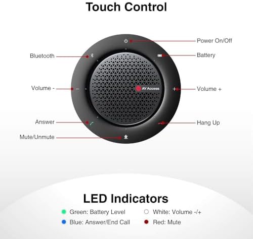 All-in-One Conference System: 4K Dual Lens Webcam + Bluetooth Speakerphone - Image 3