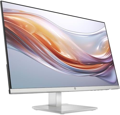 HP Series 5 23.8 Inch FHD Height Adjust Desktop Monitor 524sh 100Hz IPS Anti-Glare Eye Ease 5ms 300 nits HDMI Port Energy Star Certified for Computer PC, Silver 94C19AA (Renewed) - Image 3