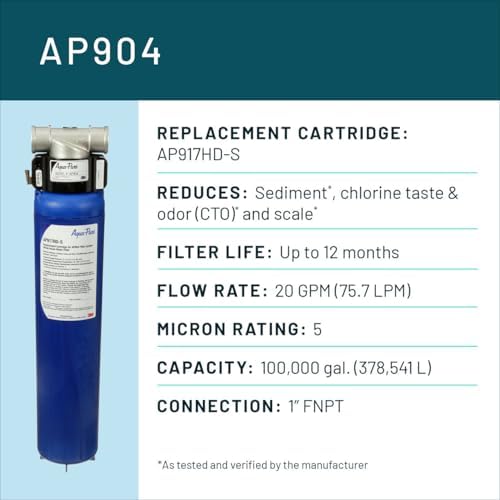 3M Aqua-Pure AP900 Series Whole House Water Filtration System AP904 - Image 2