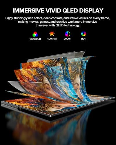 UPERFECT Portable Monitor Touchscreen 24" 120Hz 1080P 125% sRGB 400Nits - Image 3