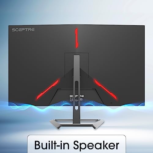 Sceptre 32-inch 4K UHD 3840 x 2160 Monitor 70Hz DisplayPort x2 HDMI x2 100% sRGB Build-in Speakers, Machine Black 2026 (U325W-UPT Series) - Image 5
