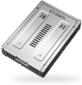 ICY DOCK Enterprise Full Metal 2.5" to 3.5" SAS / SATA (22pin) HDD & SSD Converter / Mounting Kit for Internal 3.5" Drive Bay | EZConvert Pro MB982SP-1S by ICYDOCK
